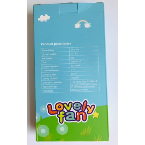 Pink - Lovely Mini Portable Pocket USB Fan - Picture 6 of 8